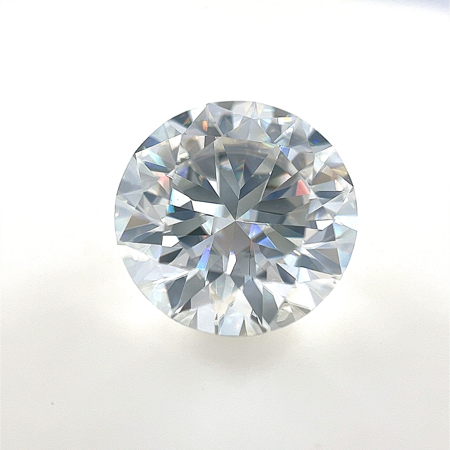 12mm Exceptional Round White Moissanite