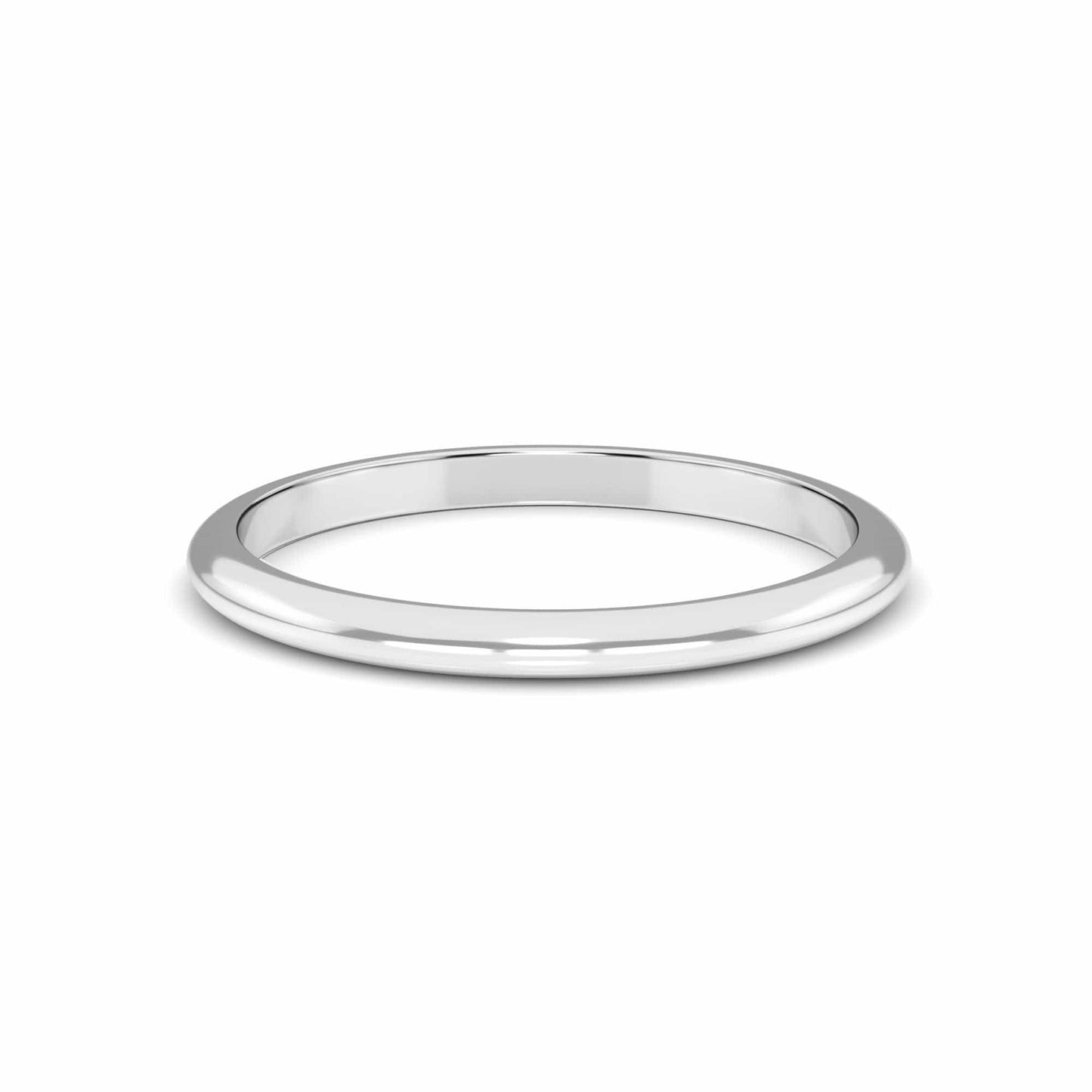 White Diamond Classic Solitaire Bridal Set Engagement Ring - Tania