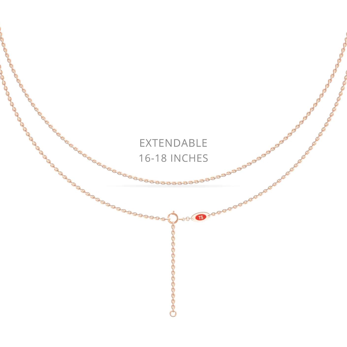 Lab Grown Emerald Solitaire Necklace - Breanna