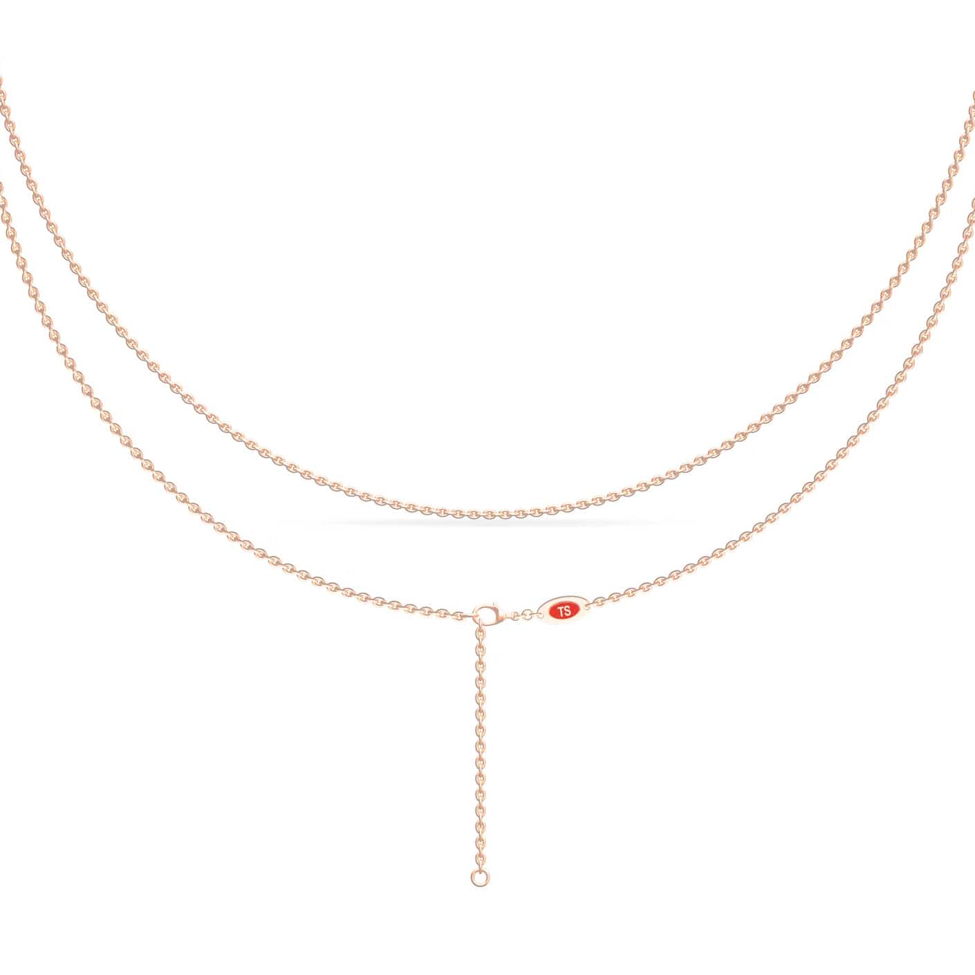 Lab Grown Ruby & Diamond Halo Necklace - Eileen