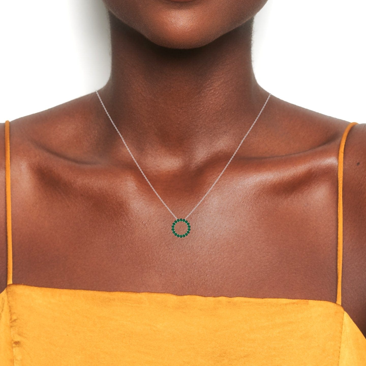 Emerald Circle Necklace - Ivanka