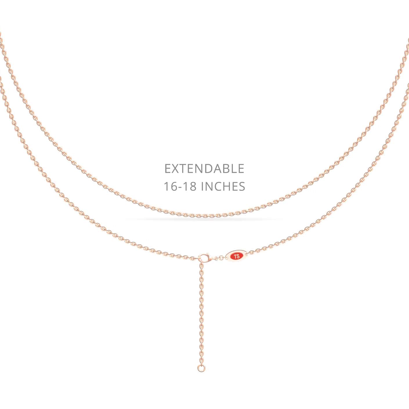 Lab Grown Pink Sapphire Infinity Teardrop Necklace - Paulina