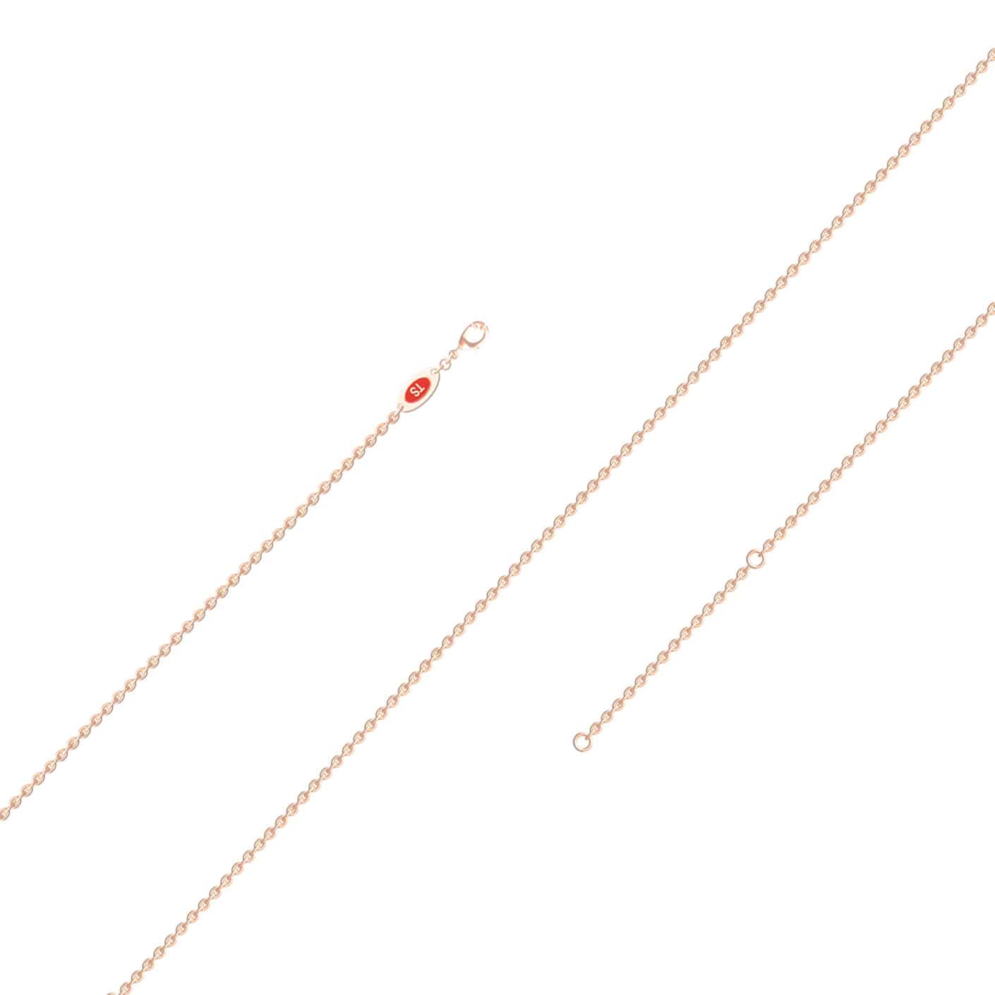 Lab Grown Pink Sapphire Infinity Teardrop Necklace - Paulina