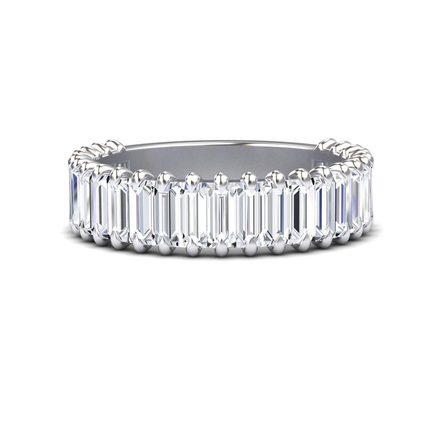 White Diamond Classic Eternity Band - Sabina