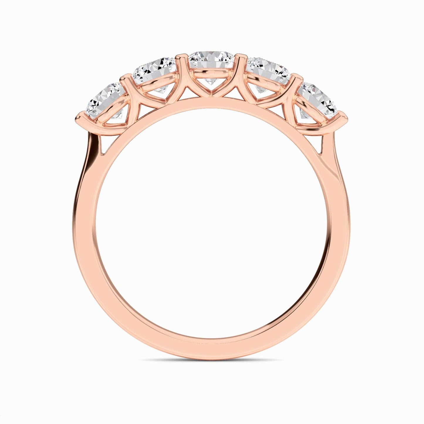 Classic 5-Stone Diamond Anniversary Band - Rylee