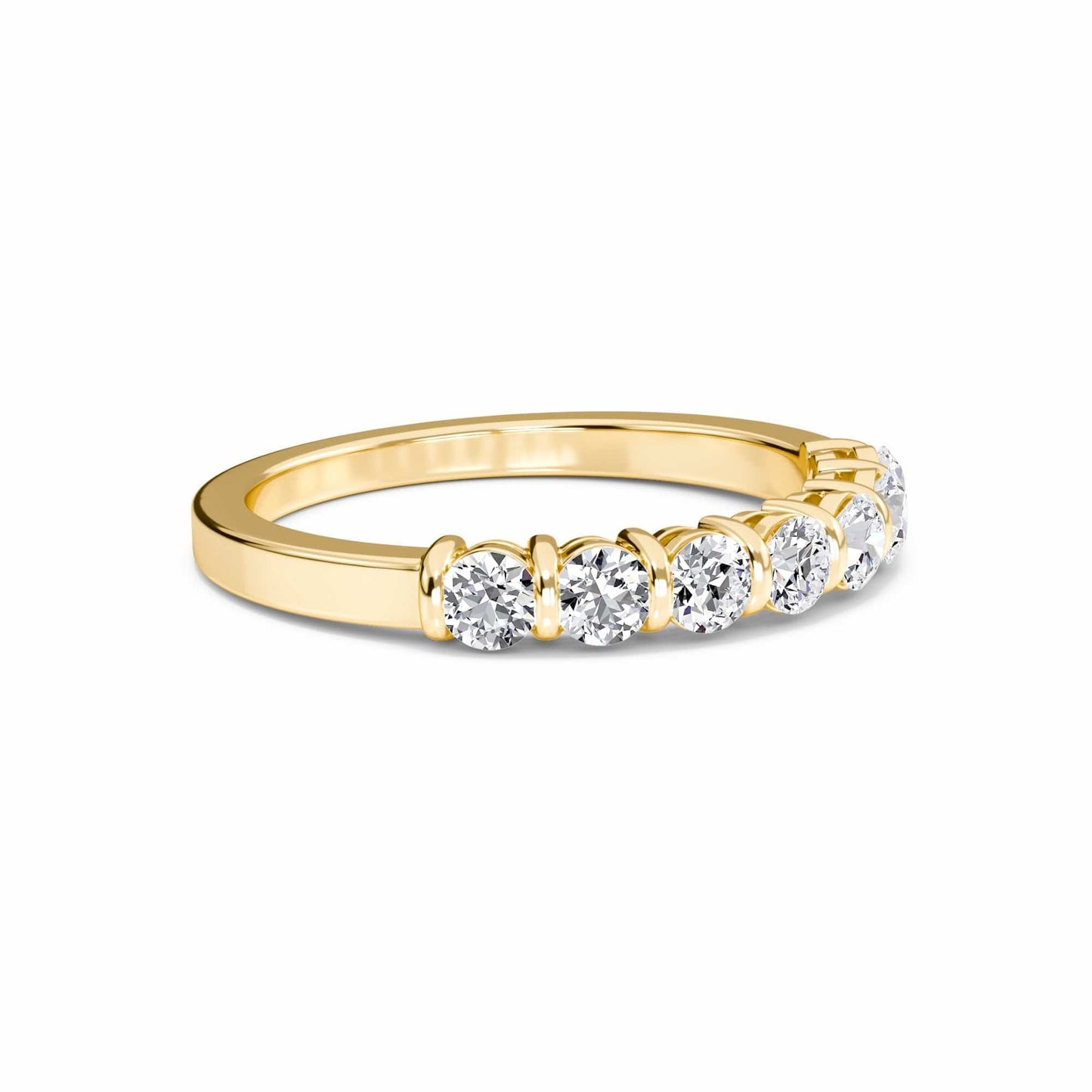 Classic 7-Stone Diamond Anniversary Band - Alexa