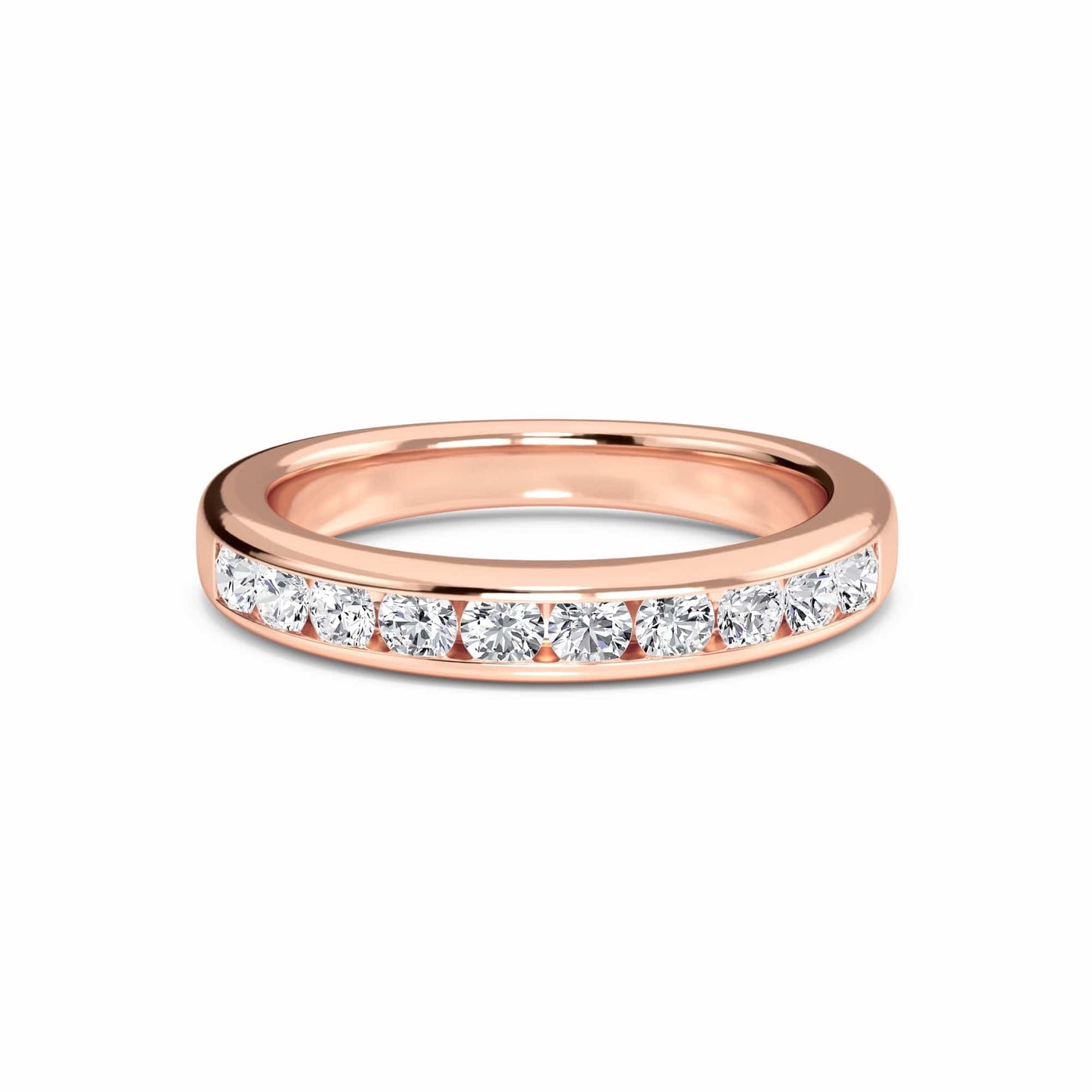 Classic Channel-Set Diamond Band - Ishita
