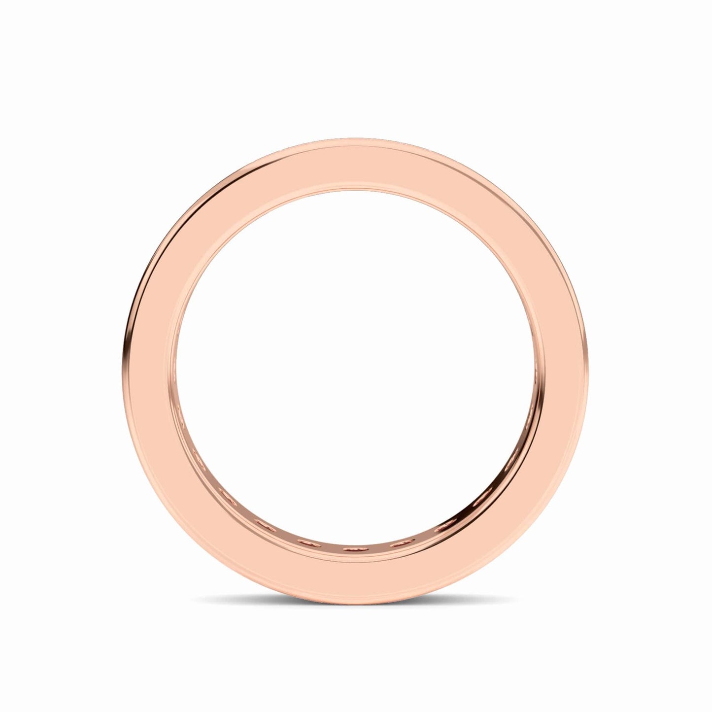 White Diamond Channel-Set Eternity Band - Advika