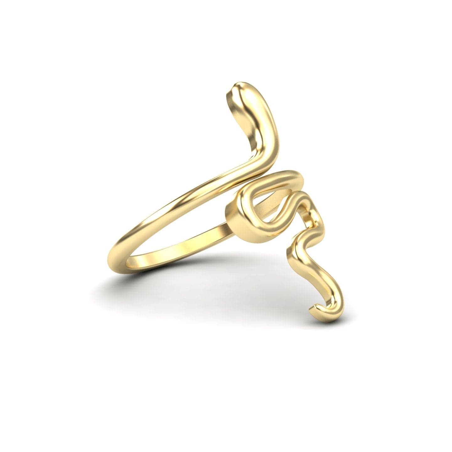Minimalist Snake Coil Ring - Virginia