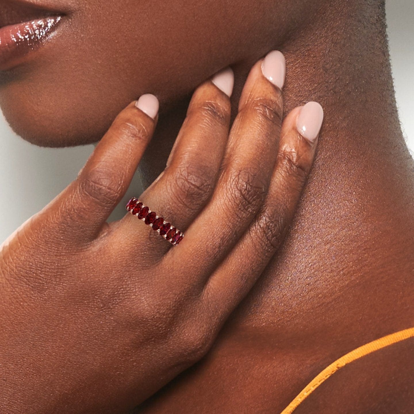 Ruby Full Eternity Band - Diana