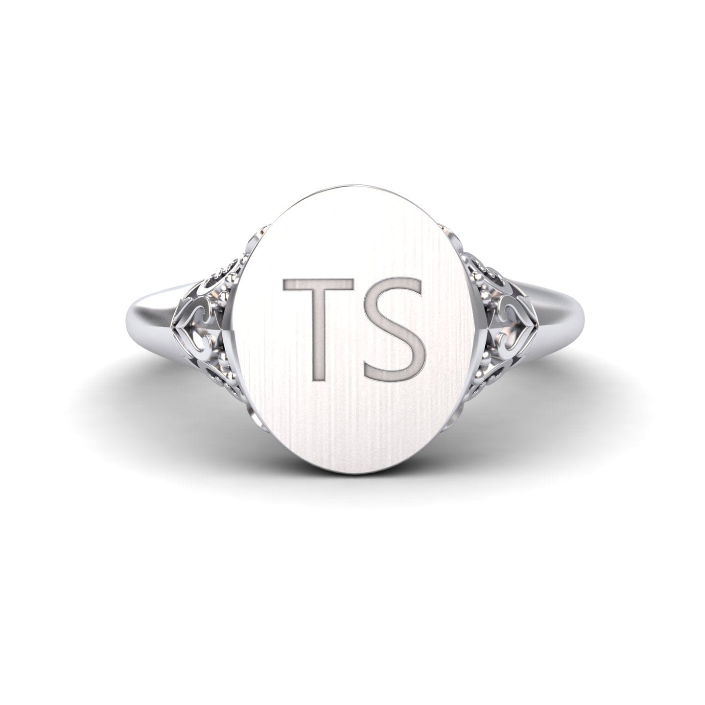 Classic Oval Signet Ring - Nazia