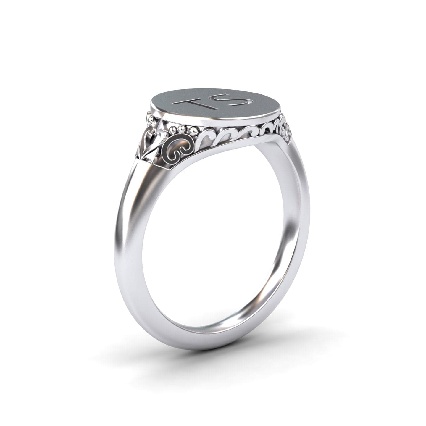 Classic Oval Signet Ring - Nazia