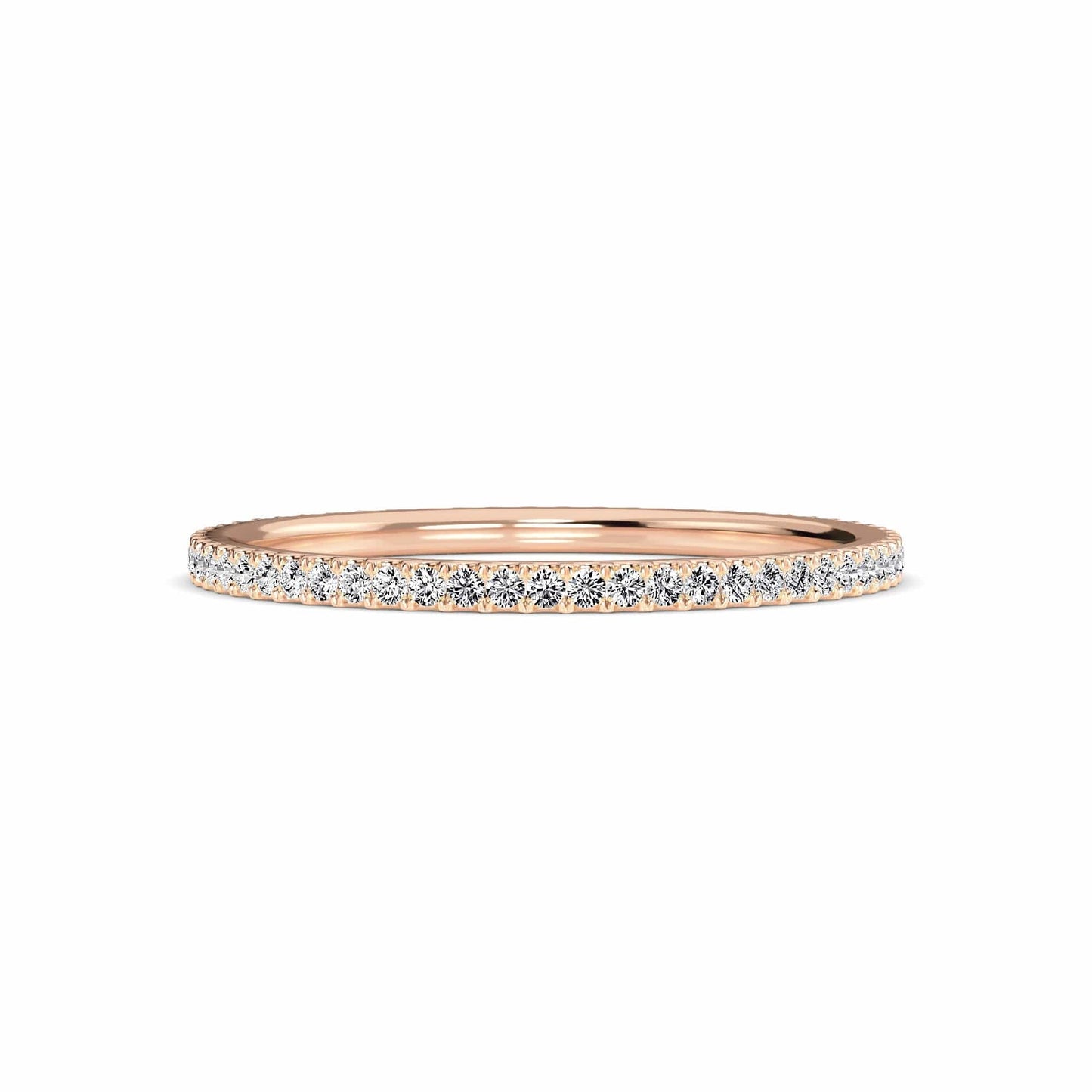 White Diamond Ballad Eternity Ring - Colleen