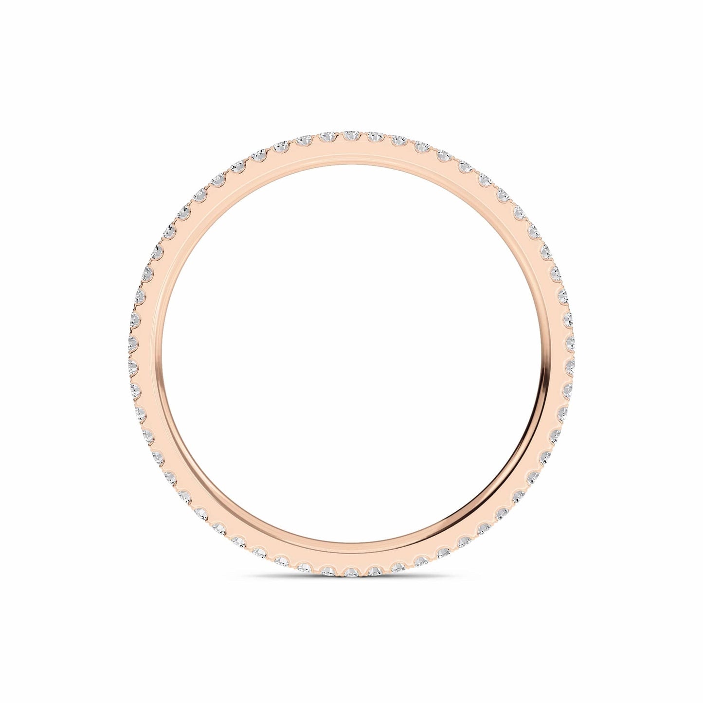 White Diamond Ballad Eternity Ring - Colleen
