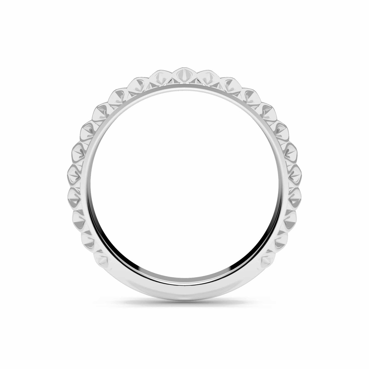 Textured Gold Dome Band - Vera