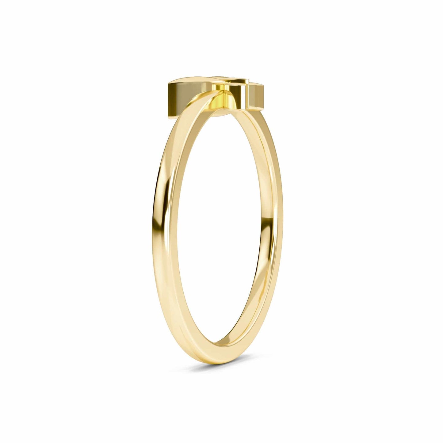 Minimalist Gold Butterfly Ring - Asmita