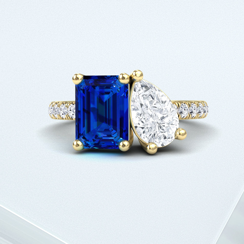 Lab Grown Sapphire Rings