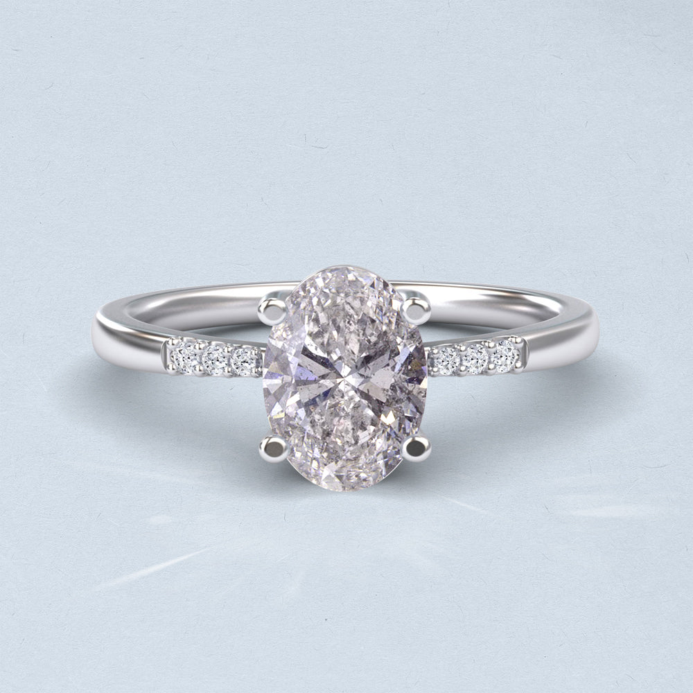 Salt and Pepper Diamond Rings