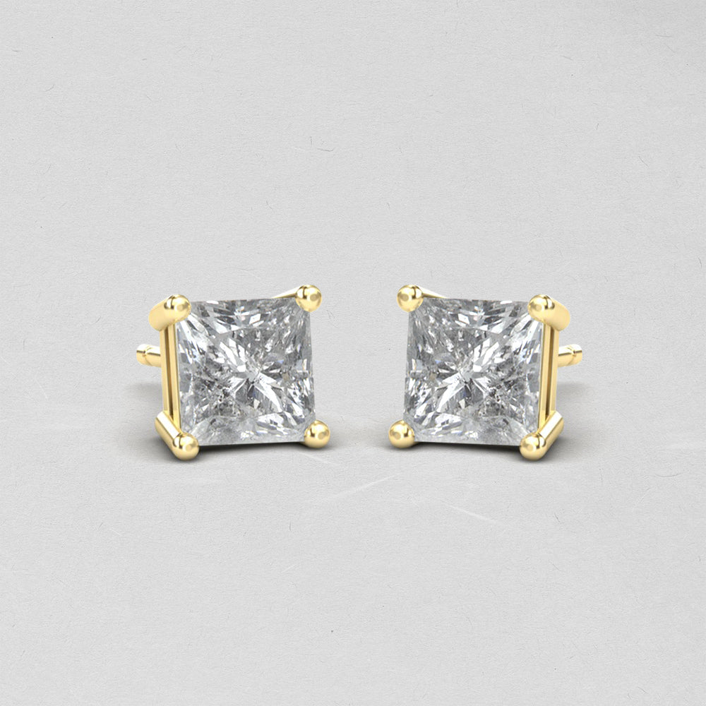 Salt and Pepper Diamond Earrings