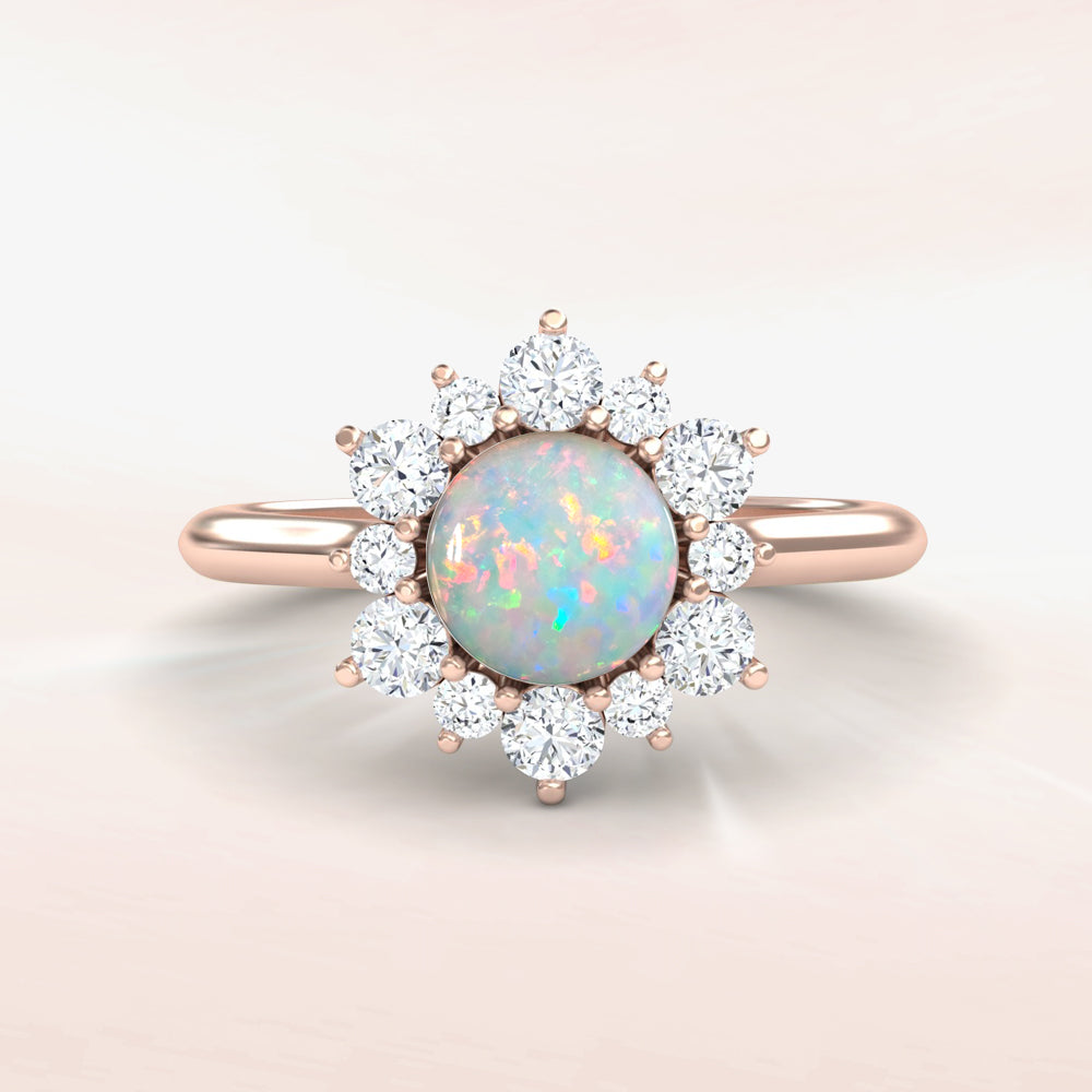 Opal Rings