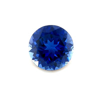 7mm Exceptional Round Lab Created Blue Sapphire