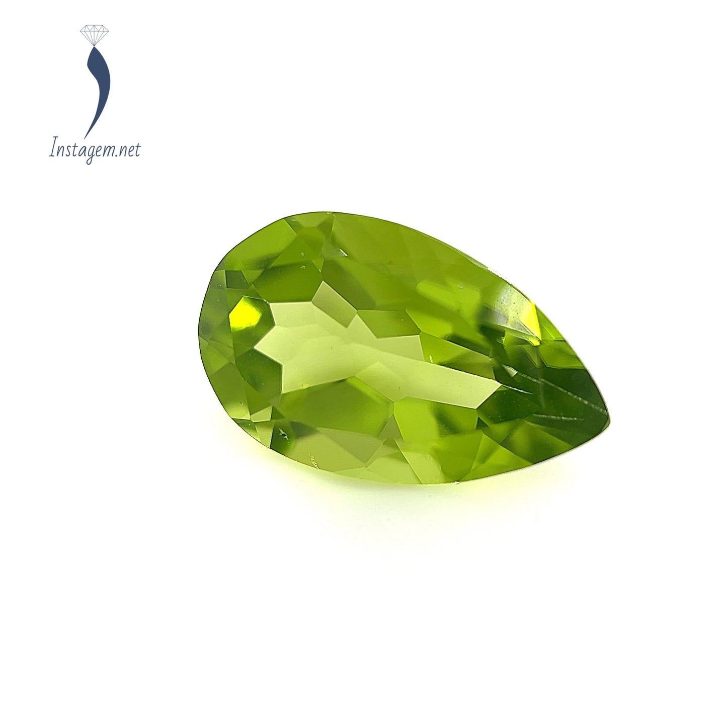 14.90-9.20 mm Premium Pear Peridot