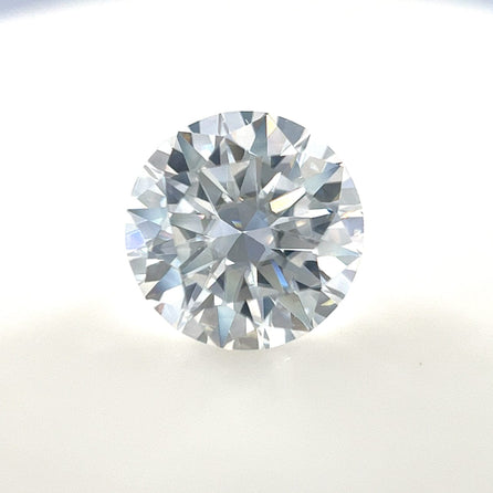 10mm Round White Moissanite