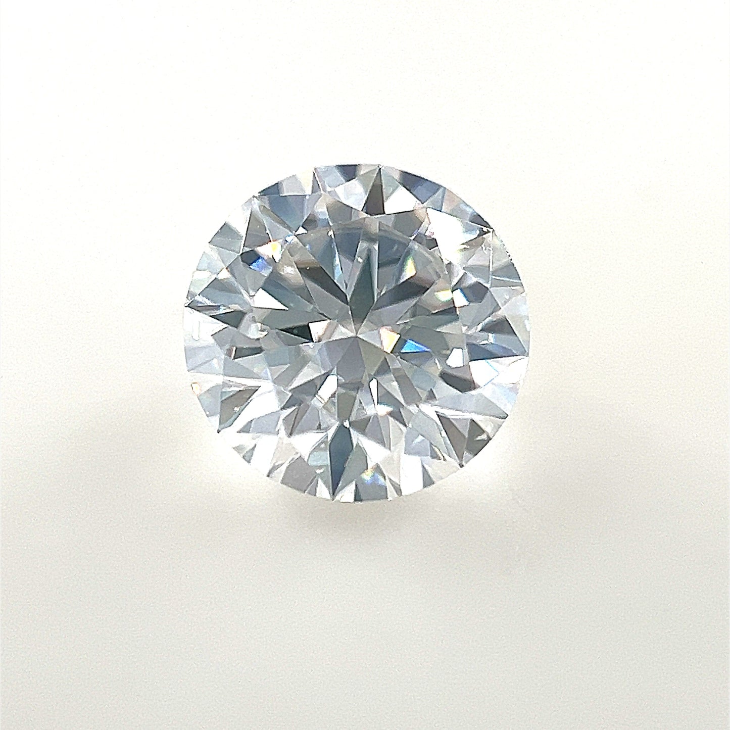 8mm Round White Moissanite