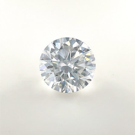8.5mm Round White Moissanite