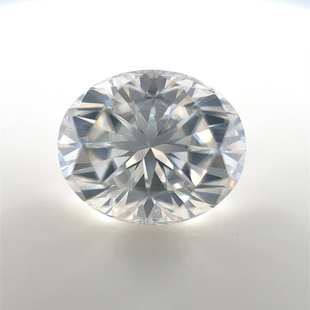12x10 Oval White Moissanite
