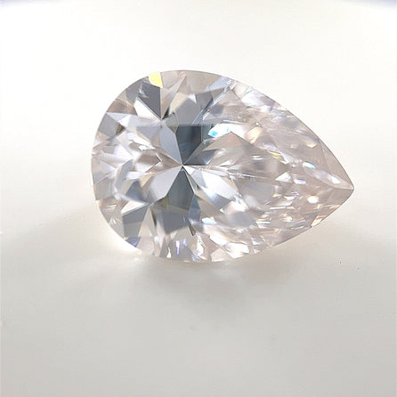 14x10 Pear White Moissanite