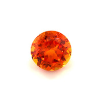 8mm Exceptional Round Lab Created Orange Sapphire