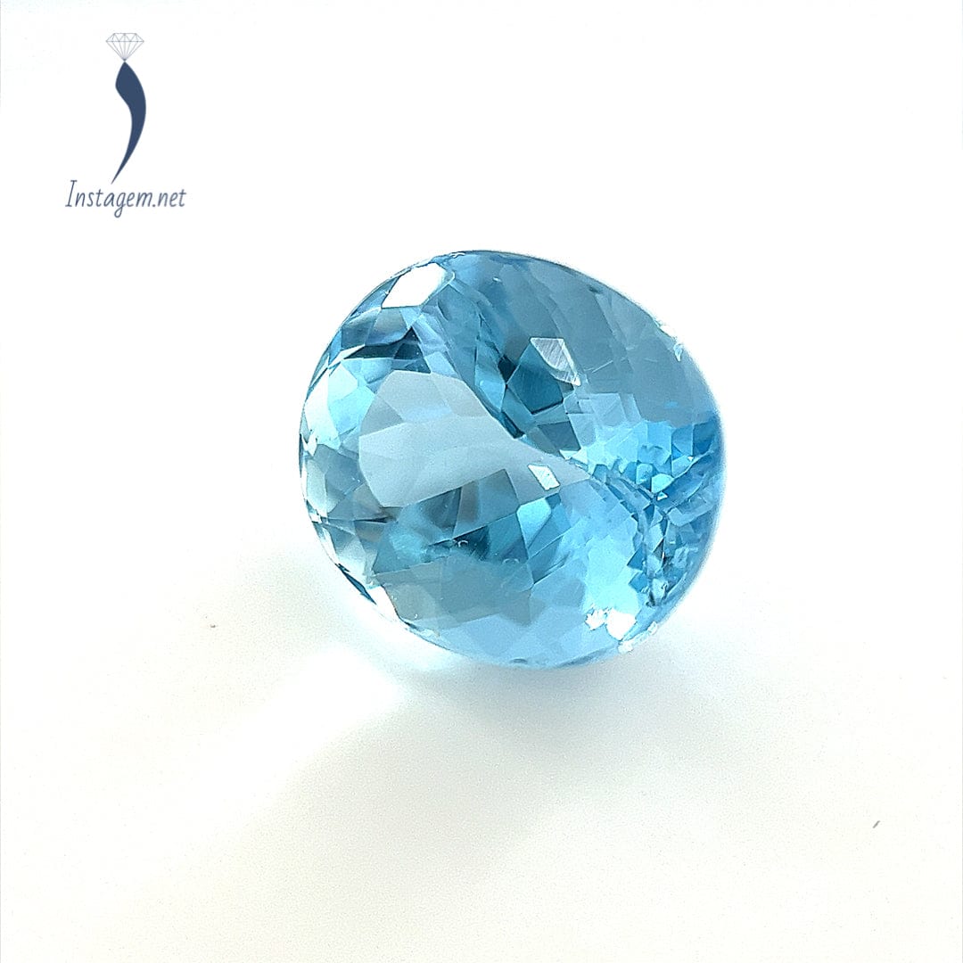 9.7x8.6mm Premium Oval Aquamarine