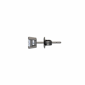 Natural Diamond 3.5mm Single Stud Earrings - 4 Prong - Carina