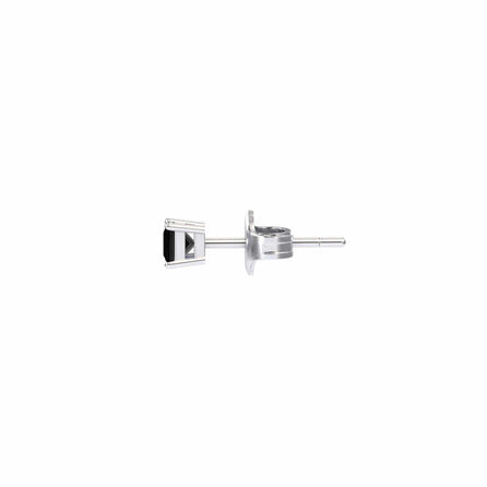 Black Diamond 2.7mm Single Stud Earrings - 4 Prong - Carina