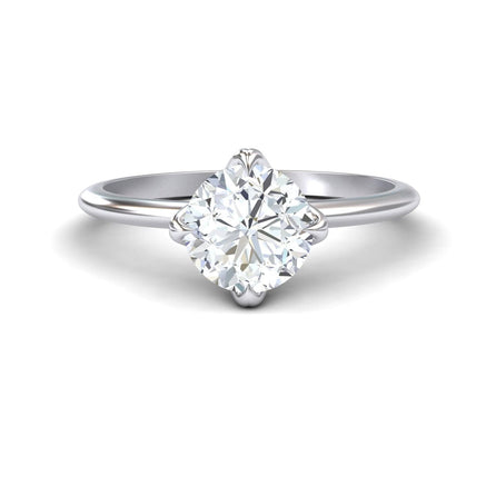 Round Solitaire Certified Lab Diamond Engagement Ring - Srimayi