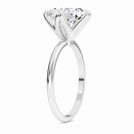 Oval Solitaire Certified Lab Diamond Engagement Ring - Srimayi