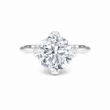 Round Solitaire Certified Lab Diamond Engagement Ring - Srimayi