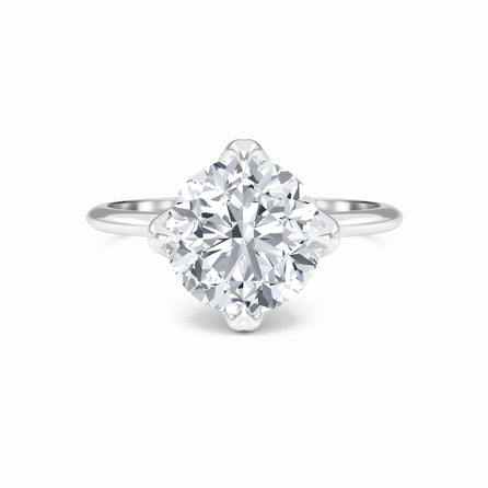 Round Solitaire Certified Lab Diamond Engagement Ring - Srimayi