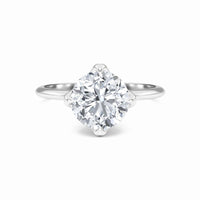 Round Solitaire Certified Lab Diamond Engagement Ring - Srimayi