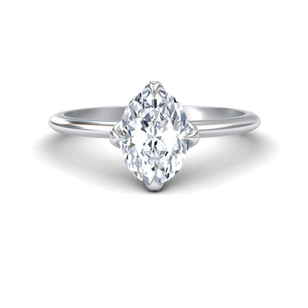 Oval Solitaire Certified Lab Diamond Engagement Ring - Srimayi