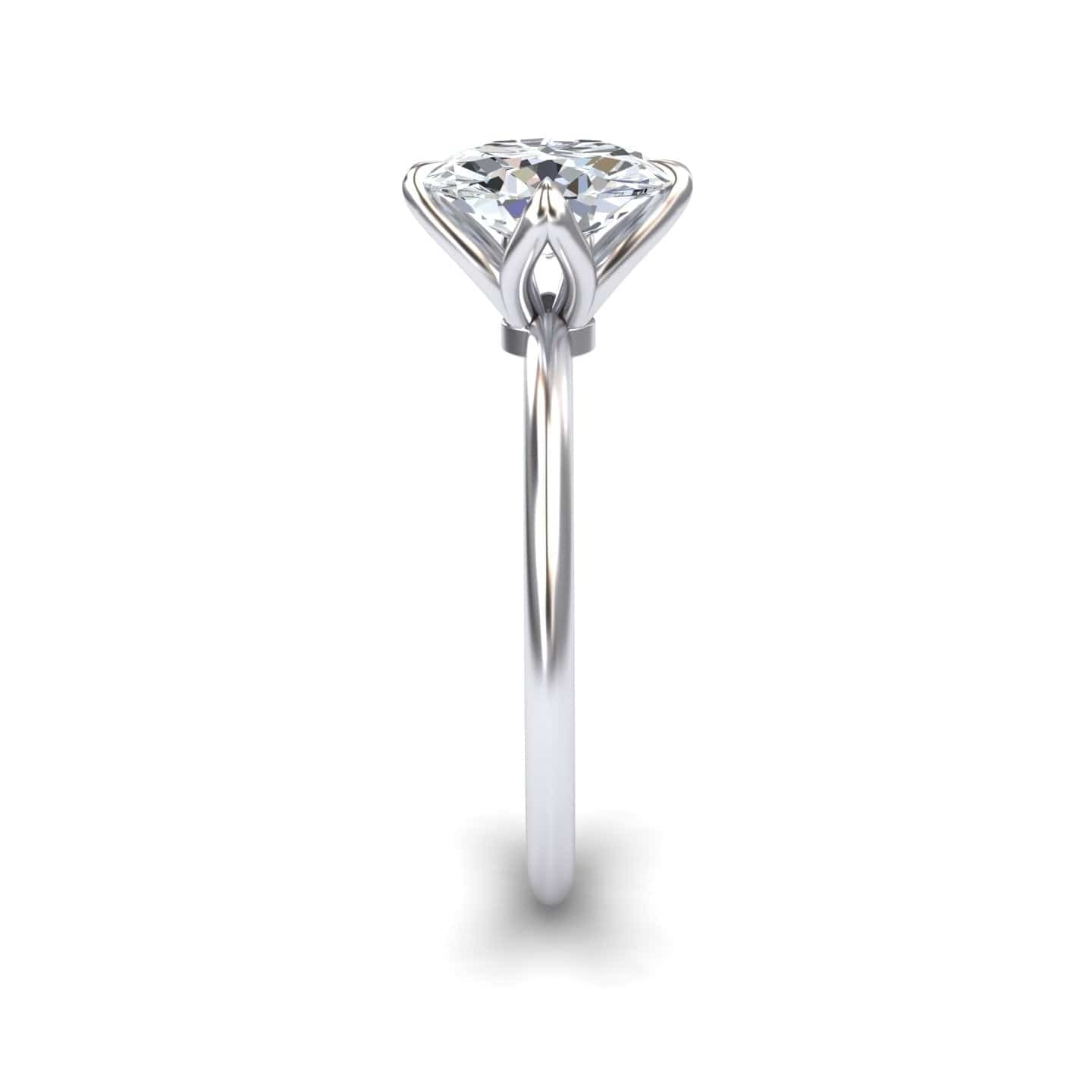 Oval Solitaire Certified Lab Diamond Engagement Ring - Srimayi
