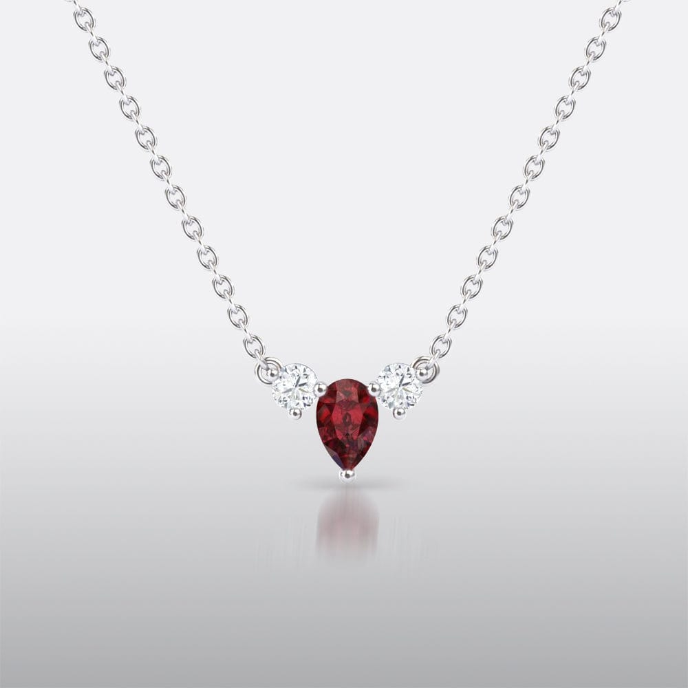 Three Stone Necklace
