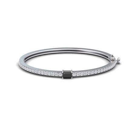 black and diamond bracelet