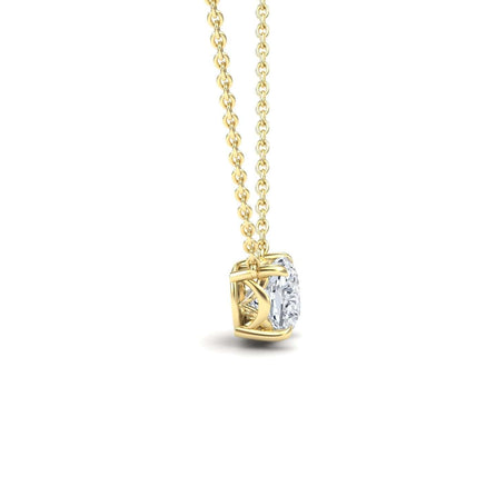 Moissanite Solitaire Necklace - Breanna