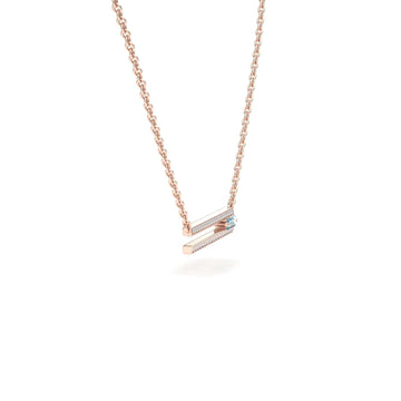 Aquamarine & Diamond Bar Necklace - Beatriz