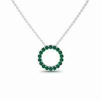 Emerald Circle Necklace - Ivanka