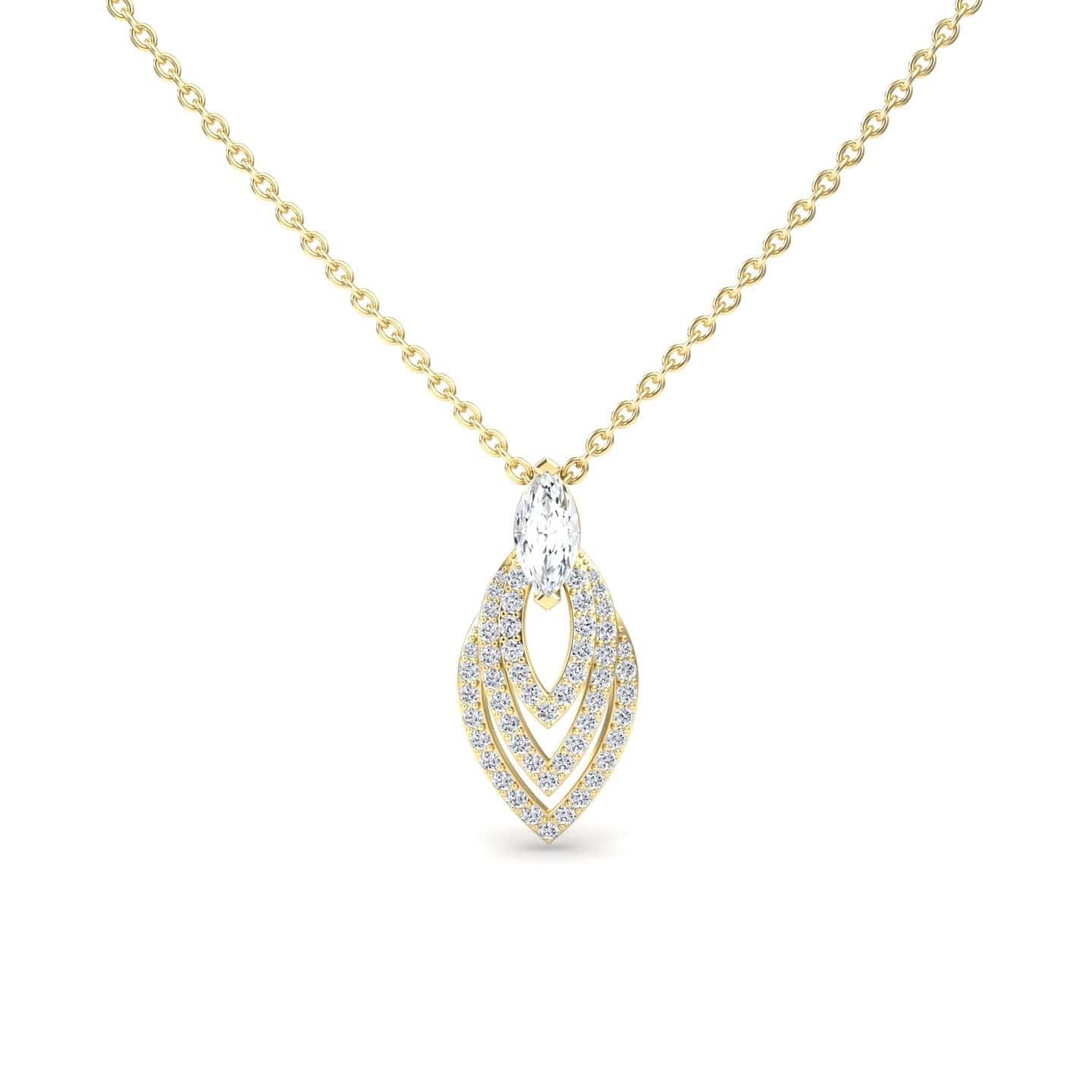 Lab Grown Diamond Layered Necklace - Salma