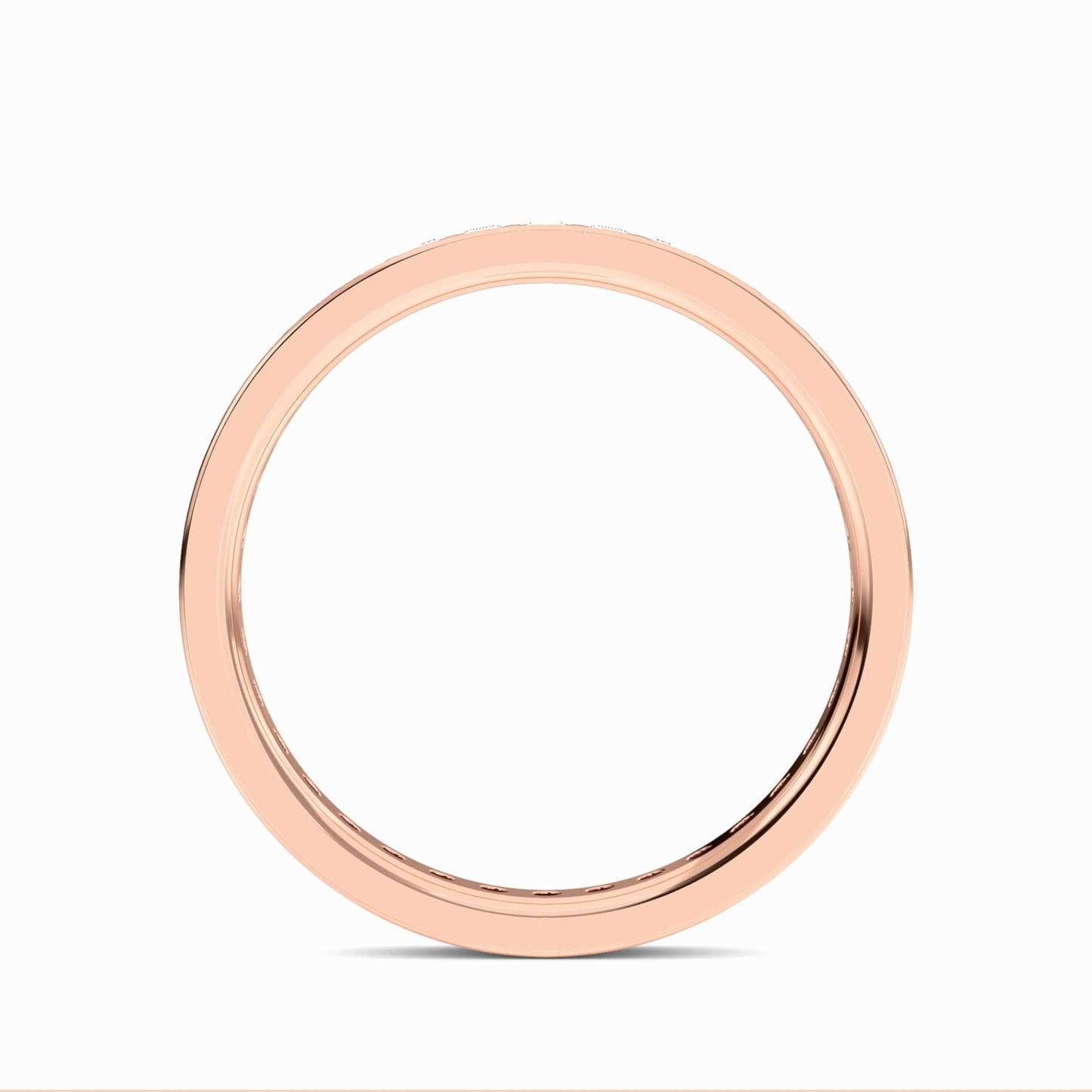 White Diamond Channel-Set Eternity Band - Maeve