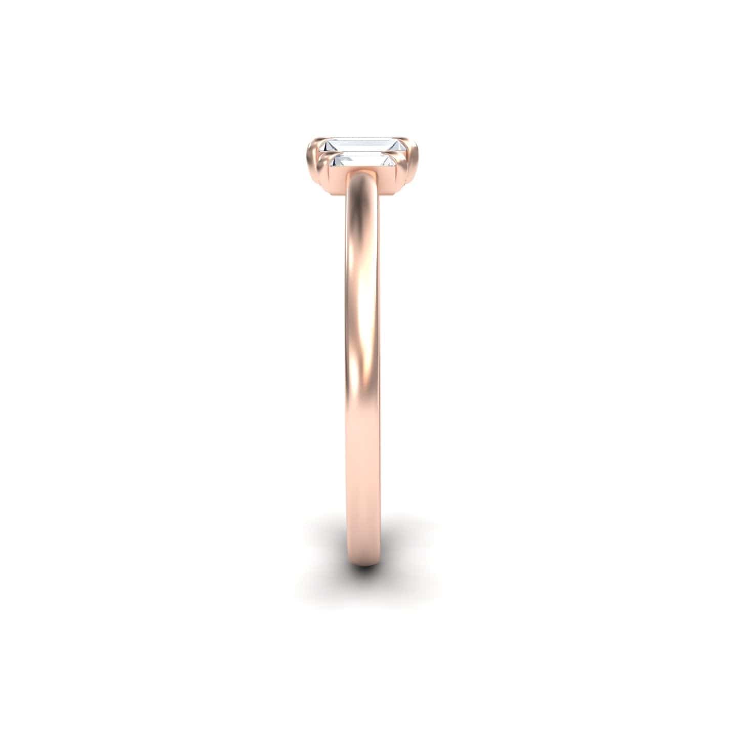 White Diamond Three Stone Ring - Marina